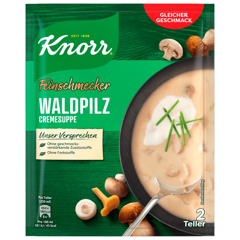 Knorr Feinschmecker Waldpilz Cremesuppe 500ml
